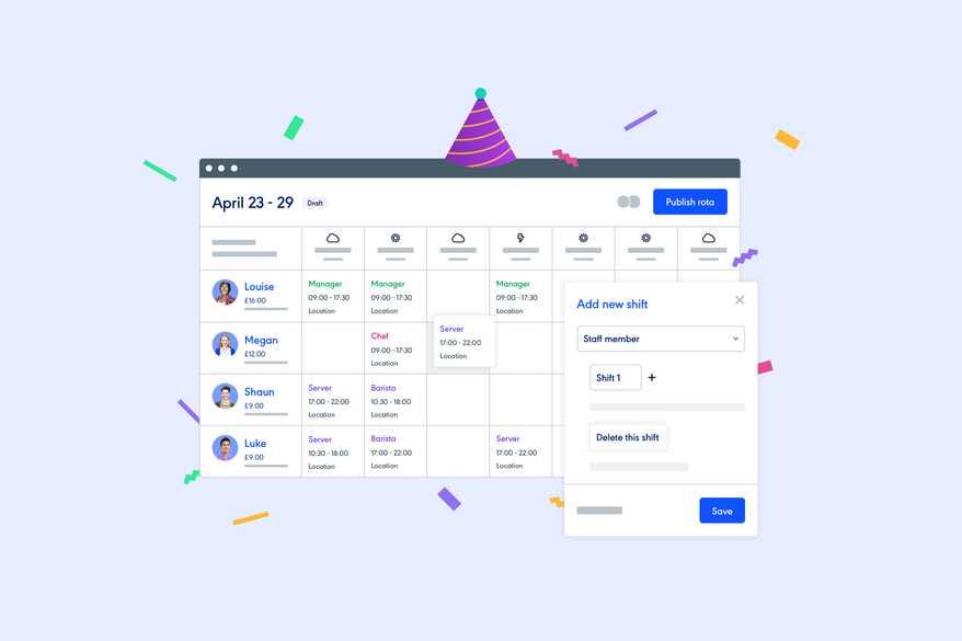 Introducing a brand new Rota Editor