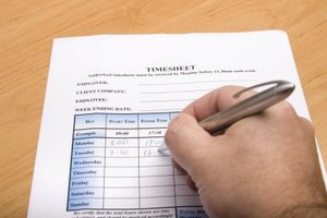 time sheet